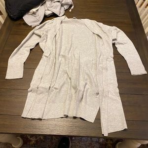 Gray Gap Cardigan